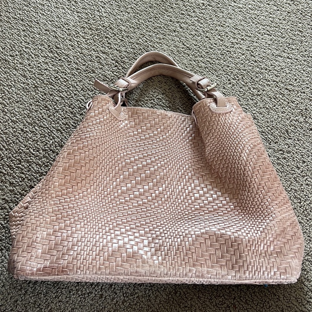 NWT Uno Alla Volta Bardini Italian Leather Handbag